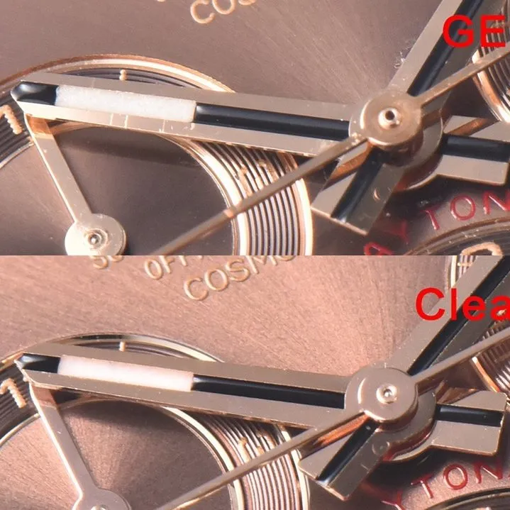 Rolex ceiling, Daytonareplica watch, front comparison picture