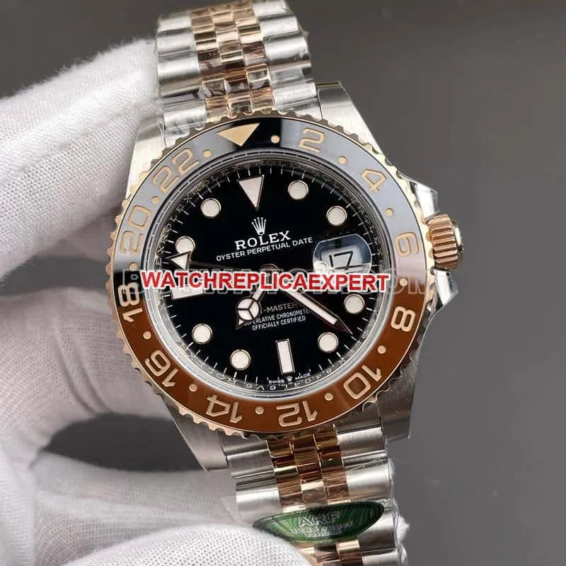 ARF FactoryRolexGMT-Master1:1super root beer circle126711front live photo