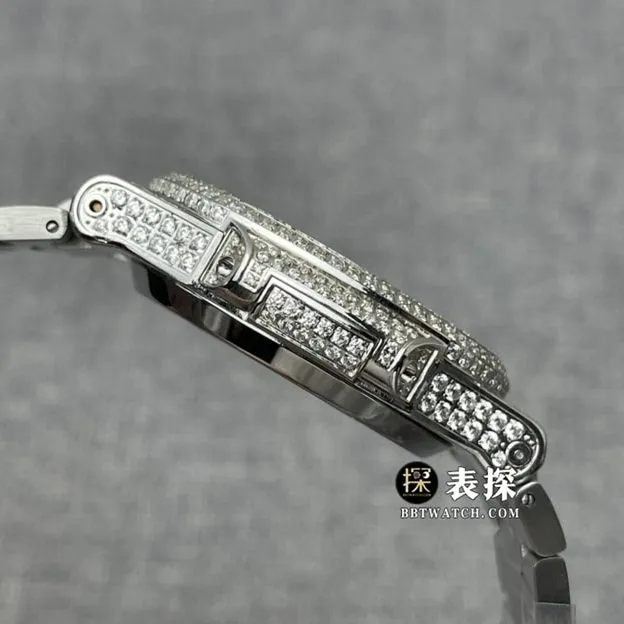 Patek Philippe watch men's Nautilus full diamond steel bracelet model pictures and prices braceletlive photos