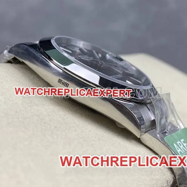 Rolextop-tier watch ARF Factory log 41mm aperture black dial3235steel bracelet front live photo