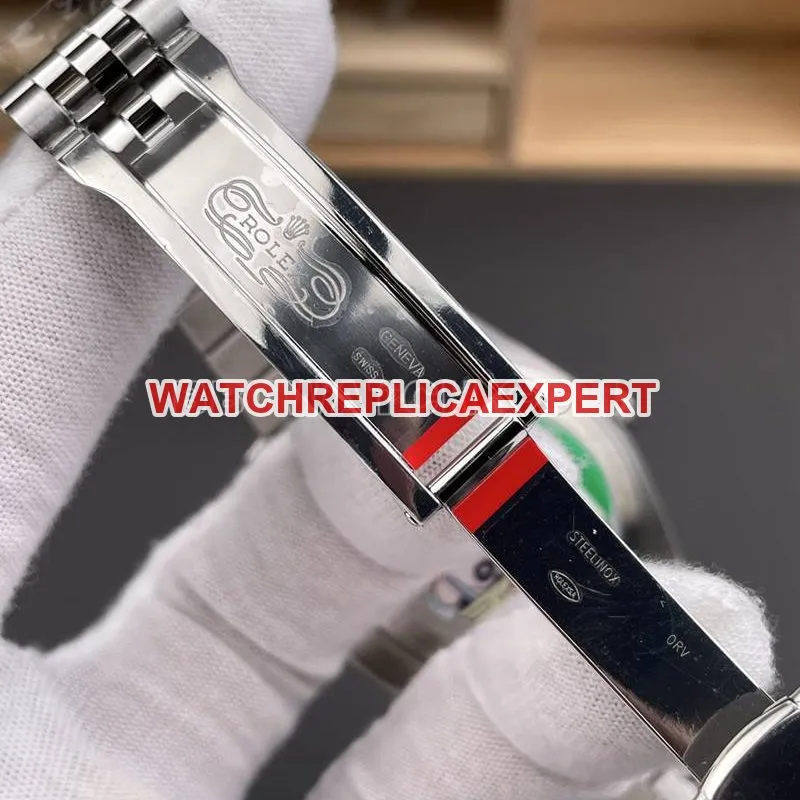 ARF Factory Rolex Datejust 41mm Black Dial 3235 Steel Bracelet Top Watch - Front Photo