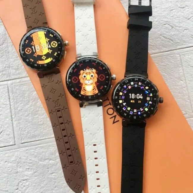 Factory LV 3rd Generation Silicone Men's Watch Front View