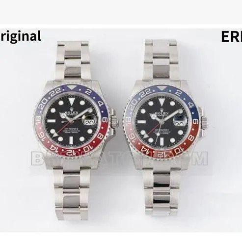ERF factory RolexGMT-Master3285movementtop-tier watch comparison Genuine difference appearance live photos