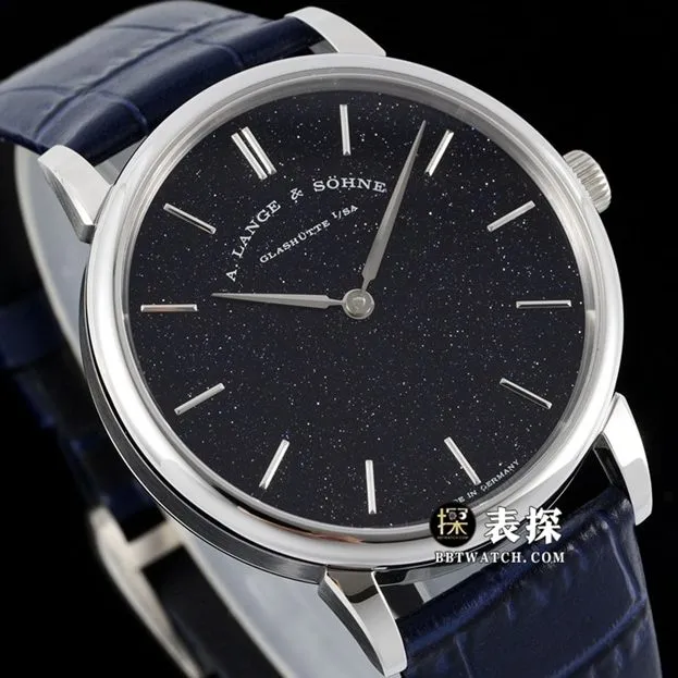 Lange top-tier watch, f8 saxony watch, front live photo
