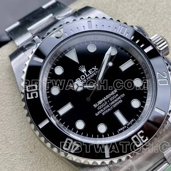 Rolex collectible watch ARF FactorySubmariner40mmBlack Submariner3135movement116610front live photo
