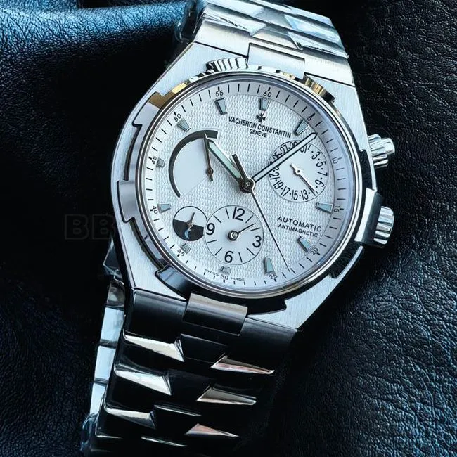 1:1replica watch KR factory Vacheron Constantin travels all over the world white dial47450front live photo
