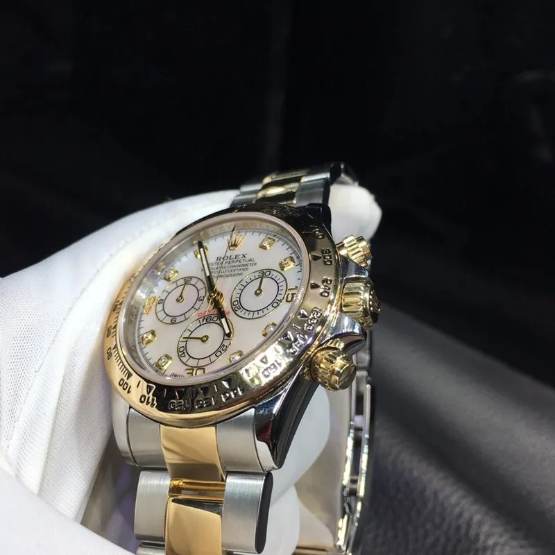 RolexrolexDaytona18Kyellow gold mechanical men's watch detail shots