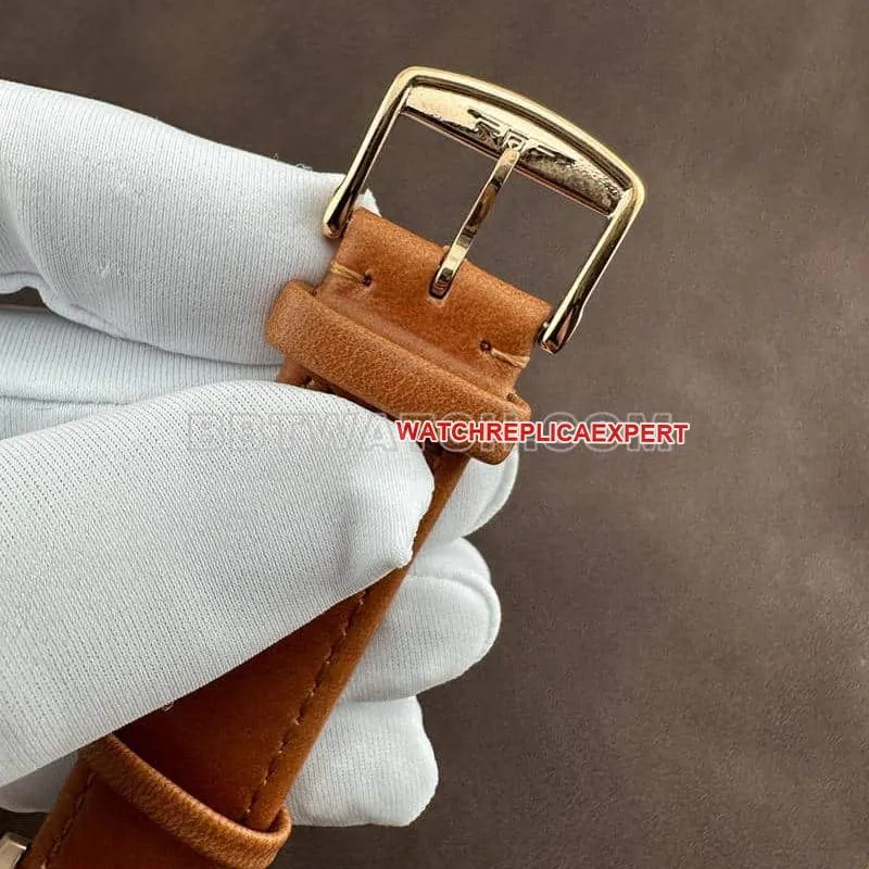 AF FactoryLongines Concast stop-tier 1:1super cloneblack dialrose goldleather strap front live photo