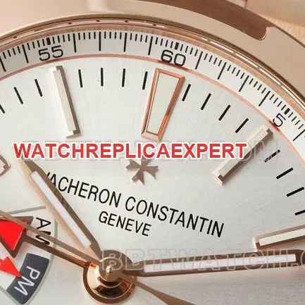 1:1replica watch Vacheron ConstantinV9 Factory across the world rose goldsilver dial mechanical 7920Vfront live photo