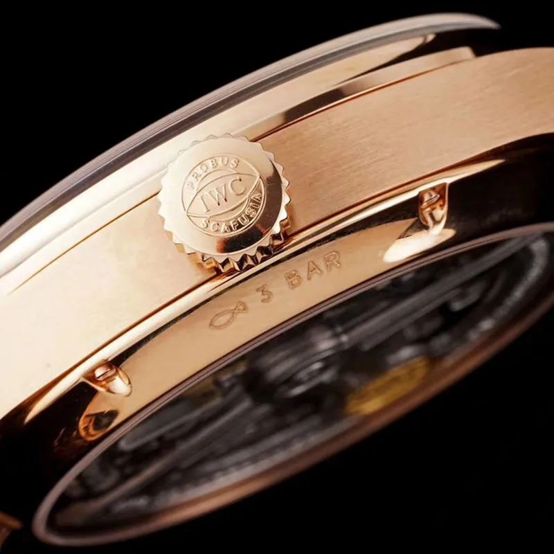 IWCIWCreplica watch Portuguese series annual calendar men's mechanical watch detail shots