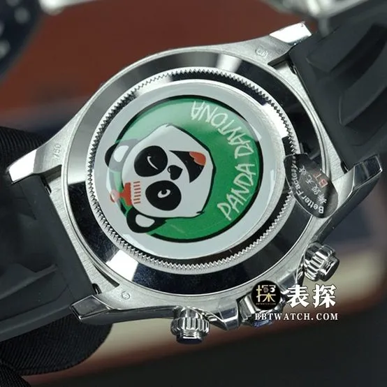 BTDaytonaRolex1:1replica watch lume gray plate rubber model M116519ln-0027 overall live photos