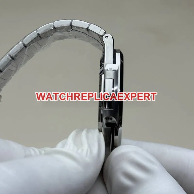 Patek Philippe watch BBF factory Nautilusgreen dial324movementsteel bracelet model front live photo