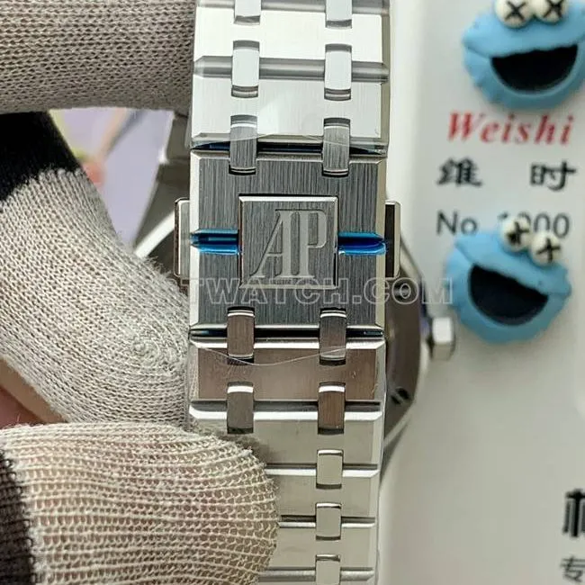 1:1replica watch VS FactoryAudemars PiguetRoyal Oak gray plate 4302 mechanical 15500side live photo