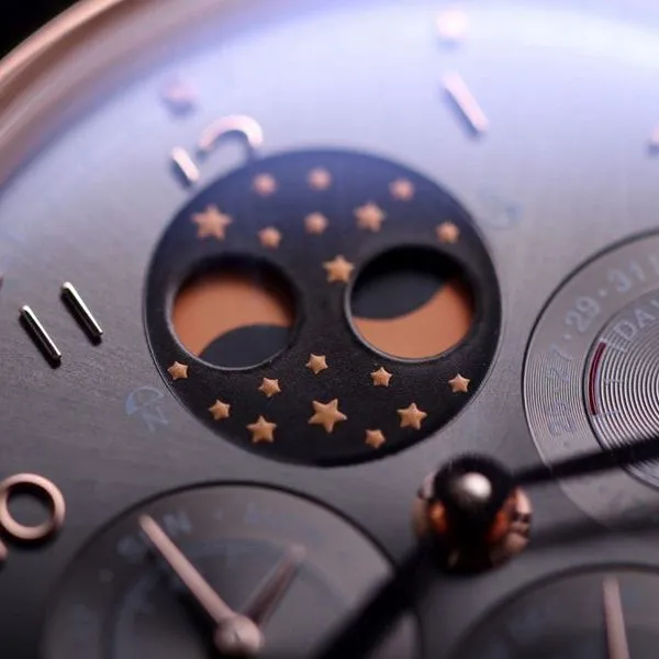 IWC high-quality watch Portuguese series true perpetual calendar complex function watch front view