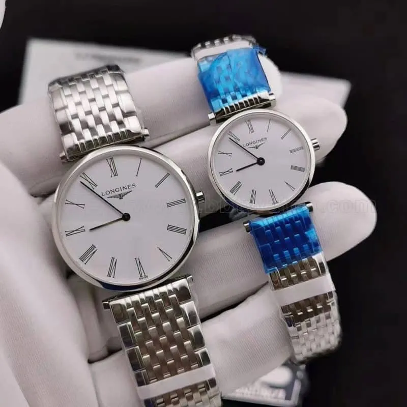 Longines Jialan series ultra-thin quartz watches for men and women watch review - elegant charm L4.755.4.11.6 front view