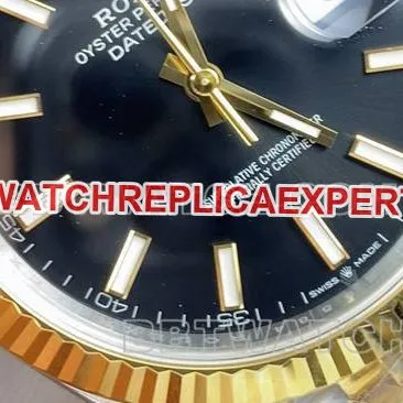 Watch Log VS FactoryRolexblack Dial3235 Mechanical 41mmfront live photo