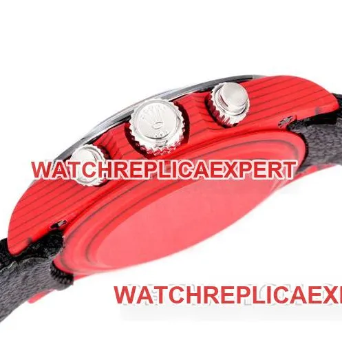 top-tier watch TW factory Rolex Daytonablack dial red shell black nylon braceletfront live photo
