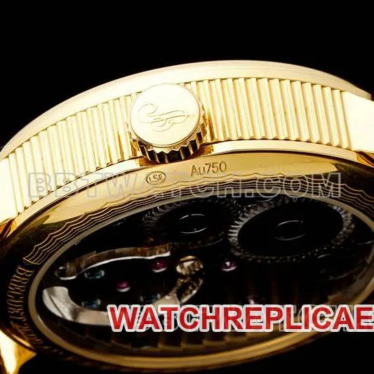 Breguet collectible watch RMS factory classic silver white dialtourbillonyellow gold mechanical leather strap model front live photo