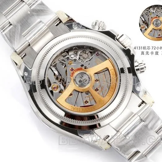 watch JF factory DaytonaRolex ice blue dial4131 mechanical 40mm front live photo
