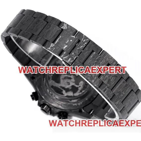 1:1replica watch TWF factory RolexDaytona carbon fiber modified custom yellow braceletlive photos