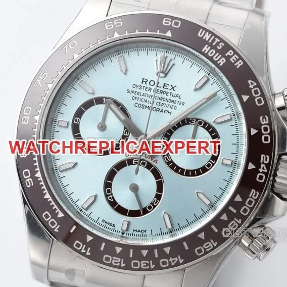 Factory C Rolex Daytonatop-tier 1:1super Ice Landi 4131 steel bracelet front live photo