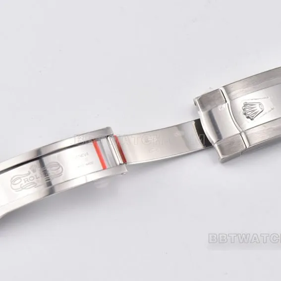 C factory Rolex log top-tier replicagreen dial41mm three-grid link m126334-0027side live photo