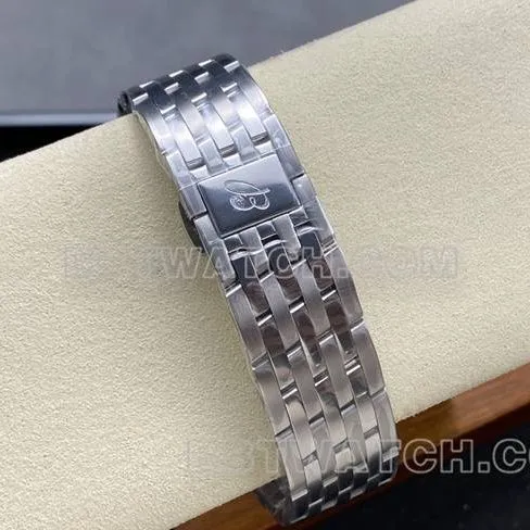 collectible watch BreitlingBLS factory aviation chronographblue dialsteel bracelet model clasplive photos