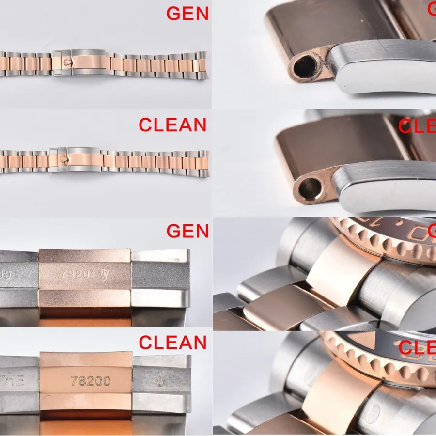 C Factory Greenwich Sars Circle 126711 Real and Fake Comparison Review Rolex Top collectible watches Appearance Comparison Chart