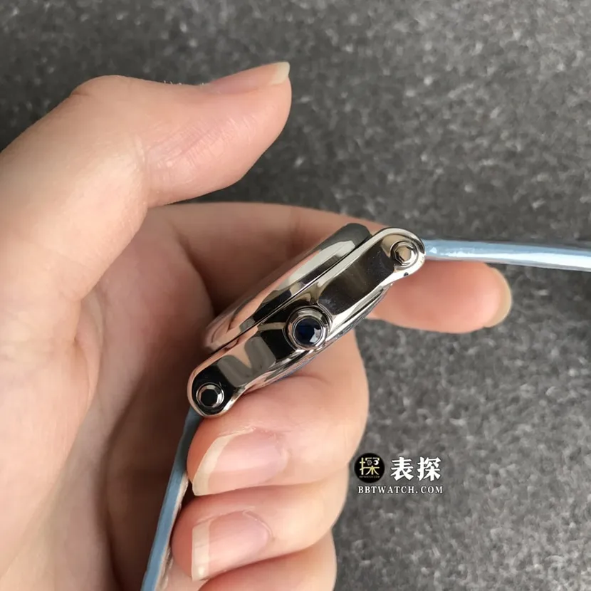 TWF factory Chopard women's five-bead happy diamond watch blue dialleather strap model pictures and prices clasplive photos