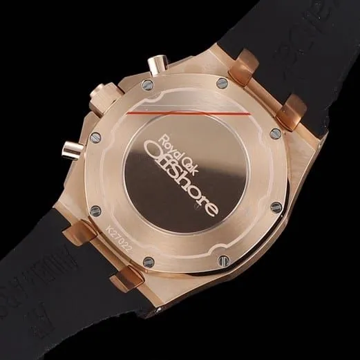 Close-up Photos of the Top-Quality Audemars Piguet: Audemars Piguet Royal Oak Rose Gold Case Women's Multifunction Mechanical Chronograph Watch