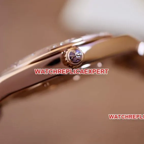 CC factory Vacheron Constantin top-tier replicasilver dial pink gold 1225Vfront live photo