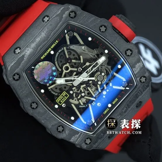 ZF FactoryRichard MilleRM035-2top-tier 1:1high-quality watch men's hollow disc rubber model pictures and prices front live photo