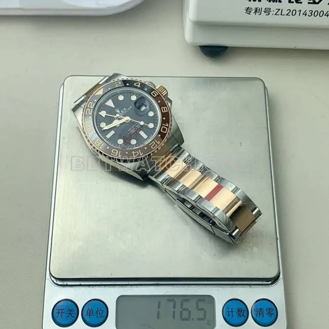 Watch GMT-MasterVS FactoryRolex Sarsaparilla Ring 3285 Mechanical Caseback Live Photo