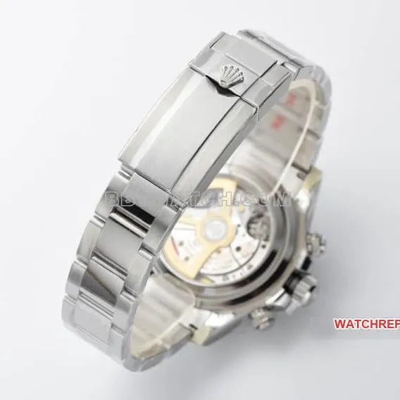 Factory C Rolex Daytonatop-tier 1:1super Ice Landi 4131 steel bracelet front live photo
