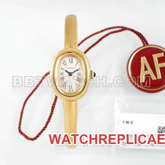 AF FactoryCartier bathtub 1:1super cloneyellow goldWGBA0018front live photo