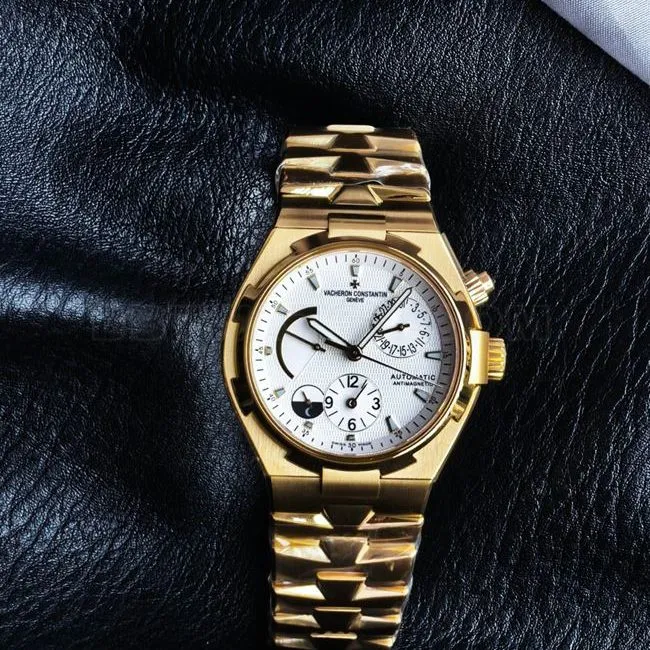 The collectible watch KR factory across the world Vacheron Constantinyellow goldwhite dial47450side live photo