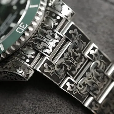 top-tier watch Rolex classic Starbucks Submariner carved special edition bracelet picture