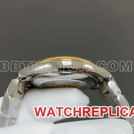 TW factory Longines watchmaking tradition 1:1super clonesilver dial gold steel braceletL2.844.6.71.2caseback live photo