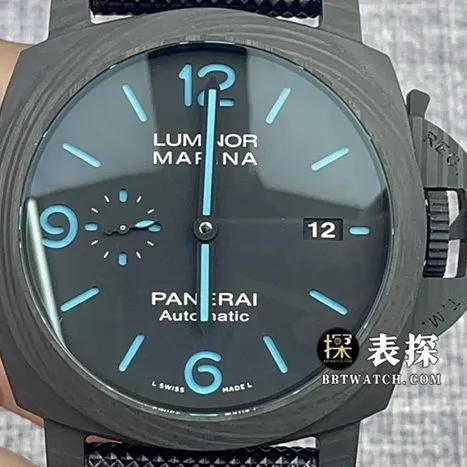 VS factory Panerai PAM01661 top collectible watches men's black disk strap models pictures and price back real picture