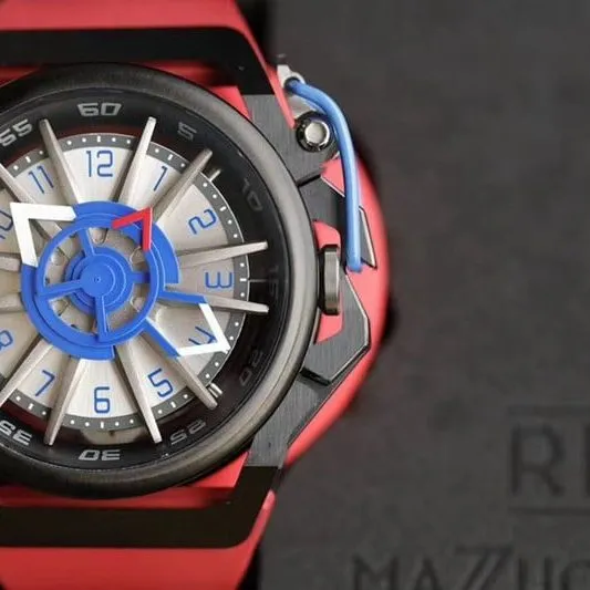 MAZZUCATO double-sided reverse tachometer dial men's trendy watch front view