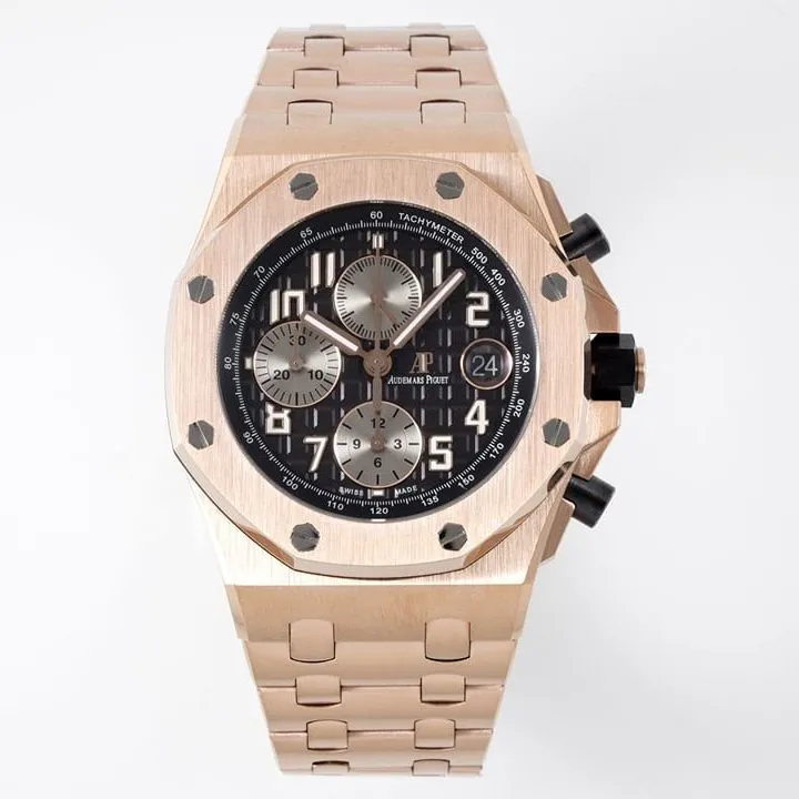 Audemars Piguet ceiling watch, APF offshore watch, front view