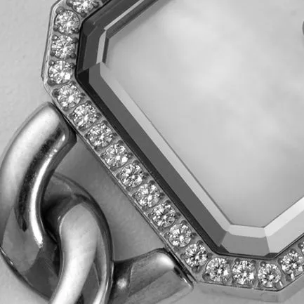 top-tier replicaChanel women's white dialsteel braceletPremiere series quartz watch front view