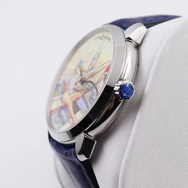 Athens high-quality gilt classic series watch 3202-136LE-2/MANARA.02 front view