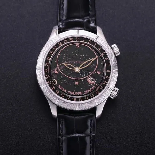 Patek Philippe super a watch complex function starry sky series 5106R/5102/6104 green dial front view