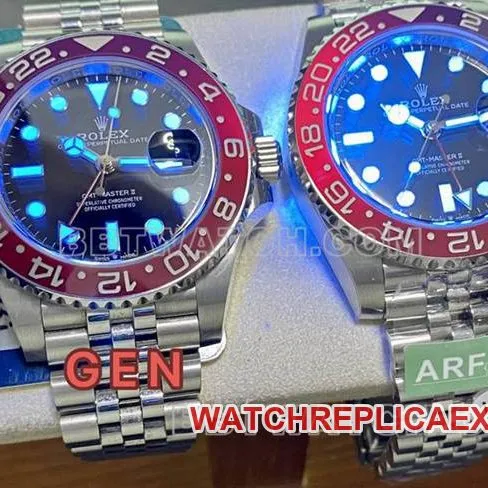 ARF Factory Rolex Top collectible watches GMT Cola Ring 126710 Review