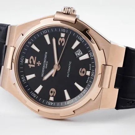 8F factory top-tier watch Vacheron Constantin men's black dialblack dial all over the world series automatic movement watch front view