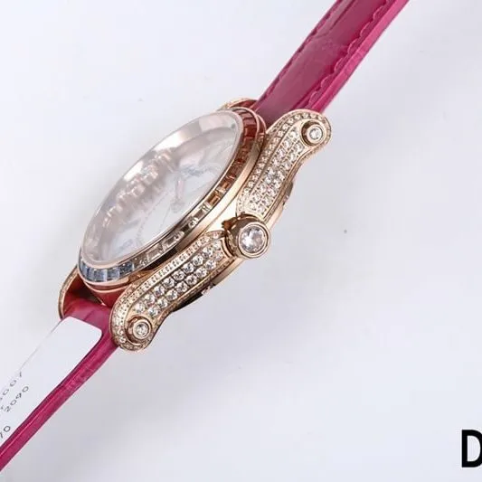 2021 latest ladies watch Chopard ultimate happy rainbow T diamond 274891-5007 side view