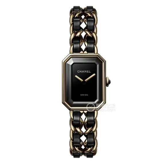 Chanelsuper cloneblack dial leather chain braceletletH6951caseback live photo