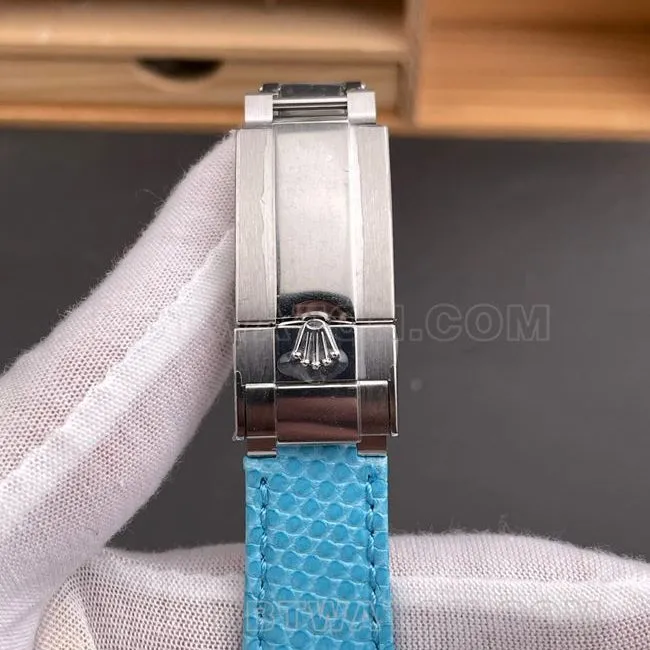 Watch PPM Factory DaytonaRolex Blue Fritillaria 4130 Mechanical Side Live Photo