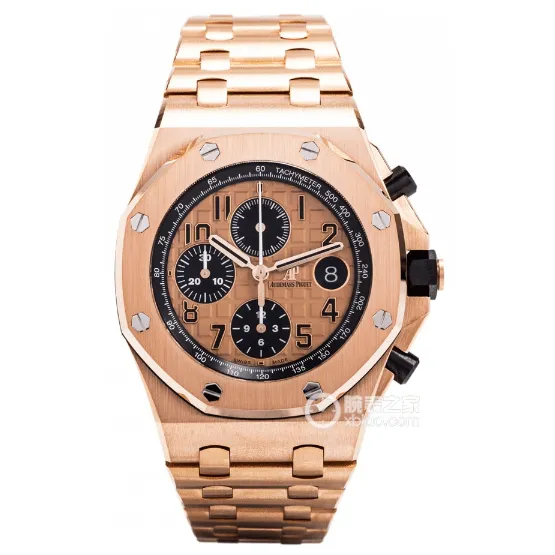 APF Offshore Audemars Piguet collectible watches Rose Gold Plate Steel Strap Model 26470OR.OO.1000OR.01
